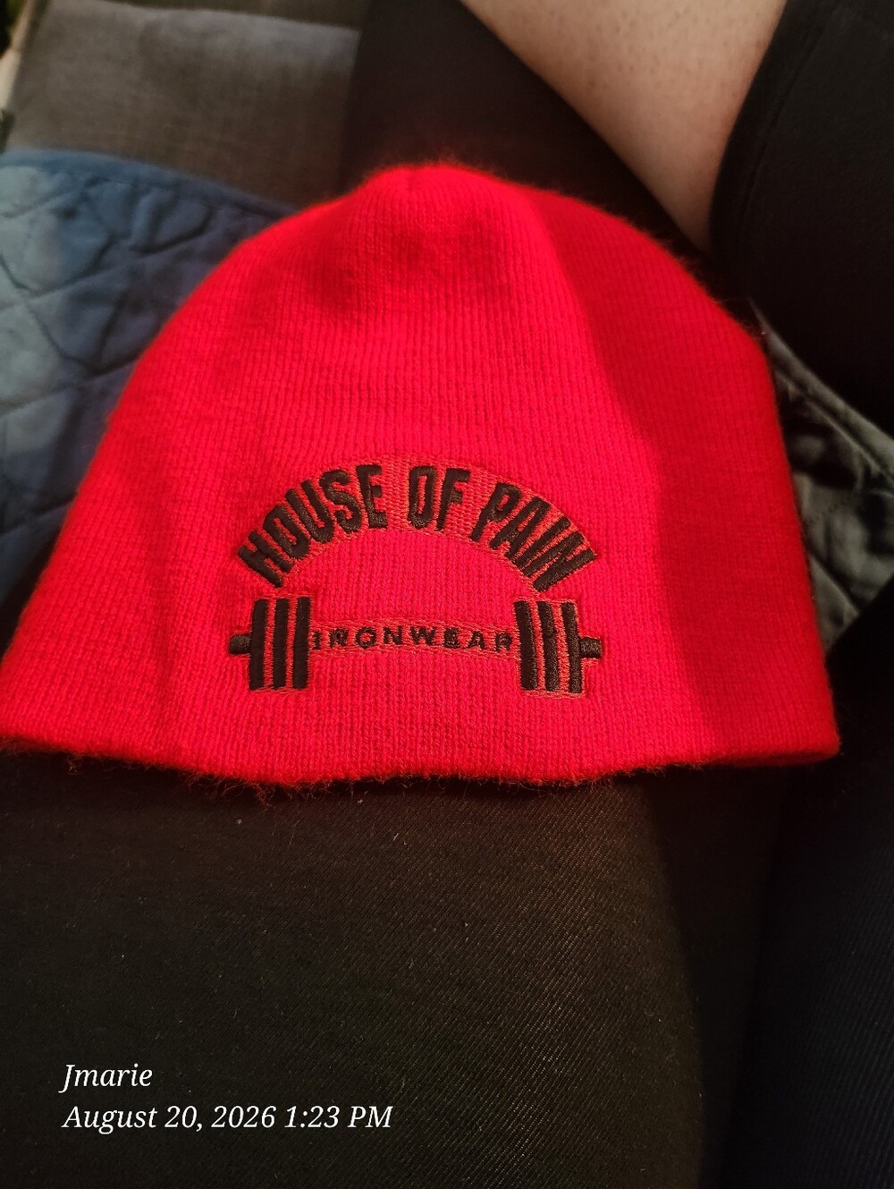 House of Pain Red Knit Beanie
